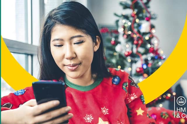 Nearly 4,800 people filed their self-assessment tax returns on Christmas Day, according to figures from HM Revenue and Customs (HMRC). (Photo supplied by HMRC)
