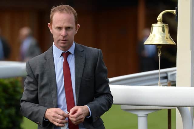 Trainer David O'Meara in the parade ring during day four of the Welcome to Yorkshire Ebor Festival at York Racecourse. (Picture: Anna Gowthorpe/PA Wire)