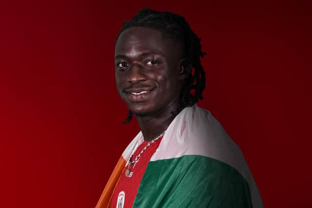 FC Annacy striker Ben Hamed Toure, who has joined Barnsley. Picture courtesy of BFC.
