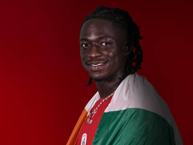 FC Annacy striker Ben Hamed Toure, who has joined Barnsley. Picture courtesy of BFC.
