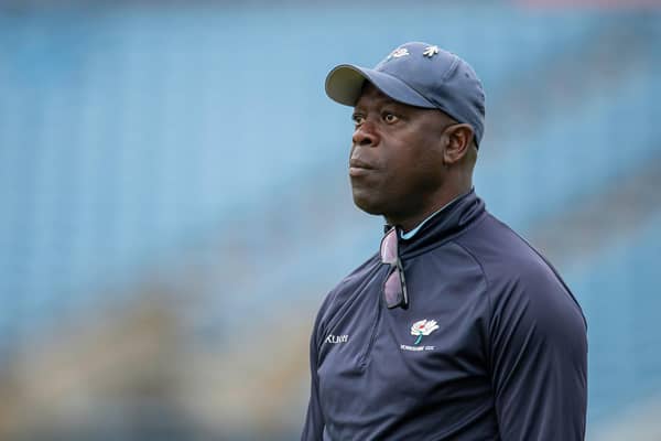 Under pressure: Ottis Gibson, the Yorkshire head coach, is seeking to turn around a run of four wins in 33 County Championship games since he joined the club for the 2022 season. Picture by Allan McKenzie/SWpix.com