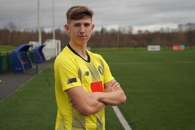 Josh Austerfield. Picture courtesy of Harrogate Town AFC.
