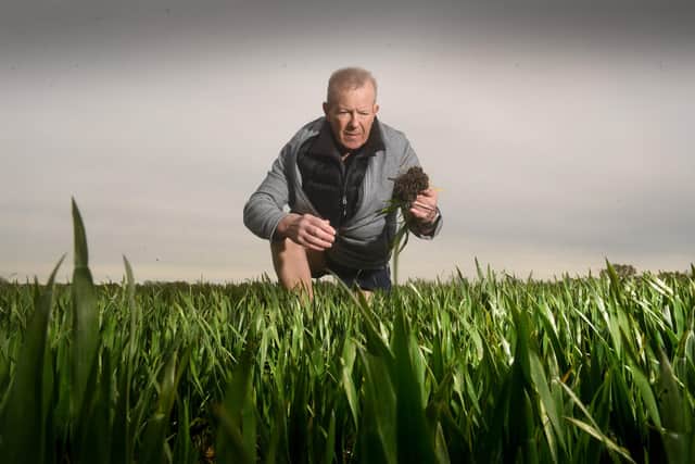 Richard Longthorp pictured at his farm at Burland, Holme Road, Howden. Picture taken by Yorkshire Post Photographer Simon Hulme