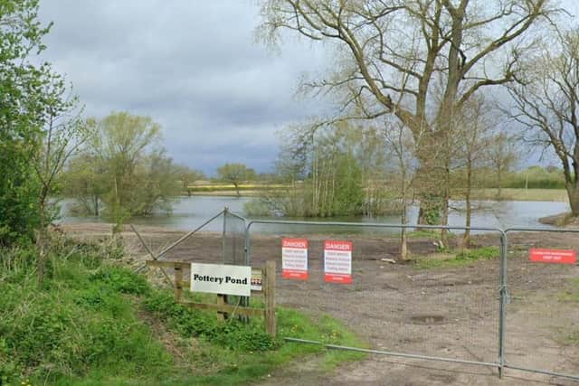 Pottery Pond, in Pottery Lane, Strensall, York.