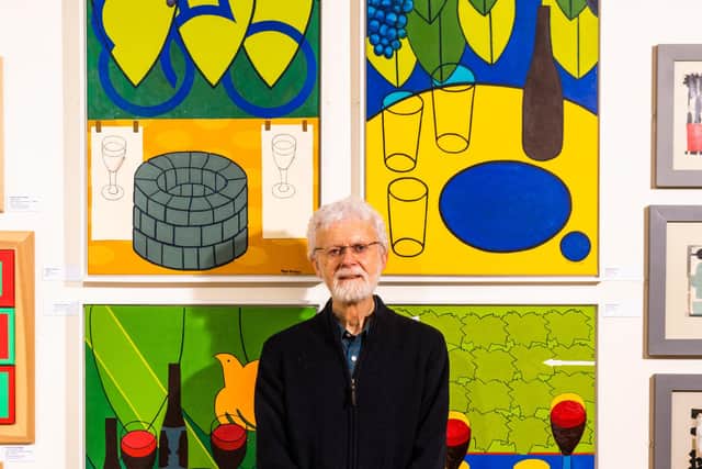 Leeds Fine Artists' exhibition at Dean Clough Gallery, Halifax, celebrating their 150th anniversary. Pictured Artist Roger Gardner.
Picture By Yorkshire Post Photographer,  James Hardisty