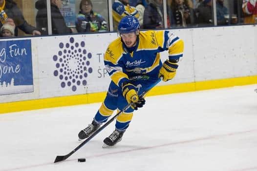 BACK IN THE GAME: Lewis Baldwin made a welcome return for Leeds Knights against Hull Seahawks, after missing the last month with a lower body injury. Picture courtesy of John Victor