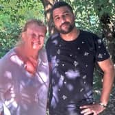Christine Haycox, 73 and Hamza Dridi, 39