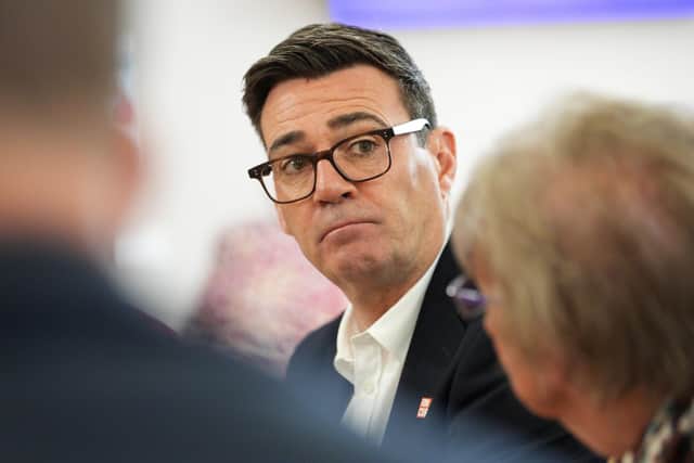 Prime Minister Andy Burnham during a visit to the dementia-friendly Forget Me Not Cafe in Salford. PIC: Christopher Furlong/PA Wire