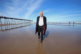 Journalist and columnist Rod Liddle, who death was announced on Monday (August 3), pictured in Saltburn, North Yorkshire, close to where he grew up in Guisborough. Credit: Lorne Campbell / Guzelian