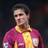 26 Dec 2000:  Benito Carbone of Bradford City during the FA Carling Premiership game at Valley Parade in Bradford, England. Sunderland won the match 4 - 1. Credit: Michael Steele /Allsport via Getty Images