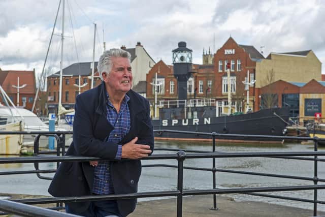 Dr Robb Robinson at Hull Marina. Picture by Tony Johnson.