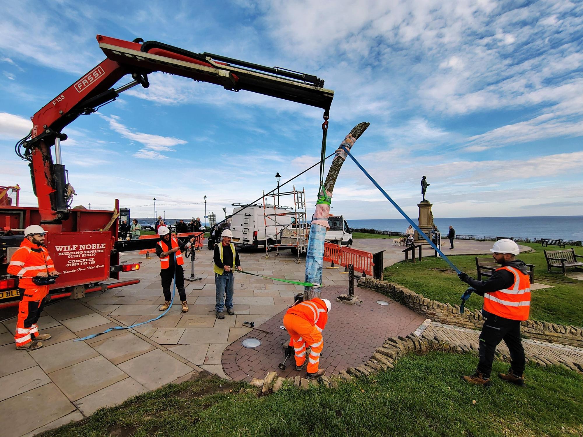 Whitby's famous whalebone arch taken down for 'ethical' replacement in ...