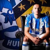 Huddersfield Town midfielder Ben Wiles, set to make his home debut against Rotherham United on Saturday, just 22 days after leaving. Picture courtesy of HTAFC.