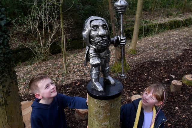 A new sculpture installed in the new playground Little Wild Wood. (Pic credit: Simon Hulme)