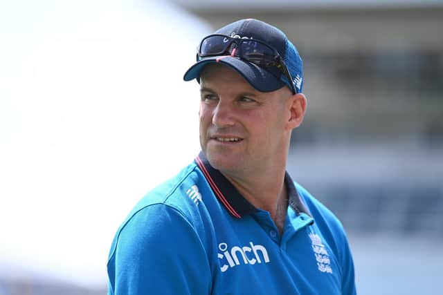 Sir Andrew Strauss's review misses the bullseye because it ignores the steaming pile of horse manure that is The Hundred. Photo by Gareth Copley/Getty Images
