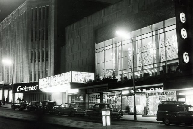 The ABC Cinema on Angel Street, Sheffield, opened in 1961 and closed in January 1988. Department store Cockaynes can be seen next door in this picture - it changed its name to Schofields in 1972 and closed a decade later
