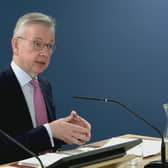 Michael Gove giving evidence to the Covid Inquiry (PA)