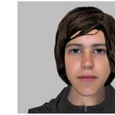 Can you help police to identify the man depicted in this e-fit, who is alleged to have exposed himself to a woman in South Yorkshire woodland