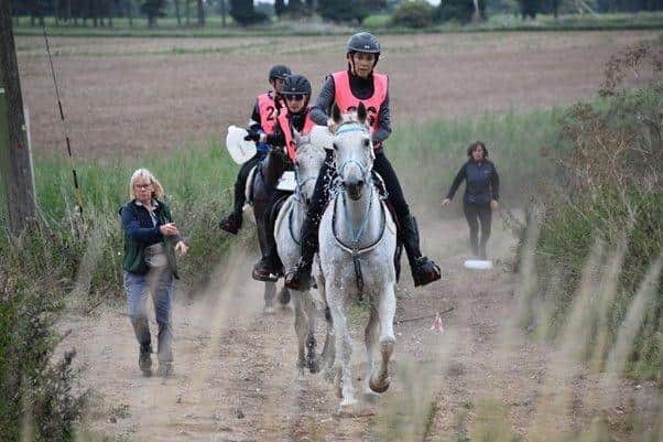 Emma on course
