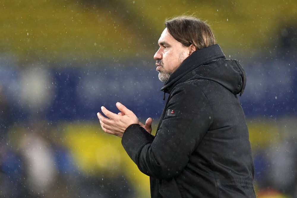 DEFIANT: Leeds United manager Daniel Farke (Image: Danny Lawson/PA Wire)