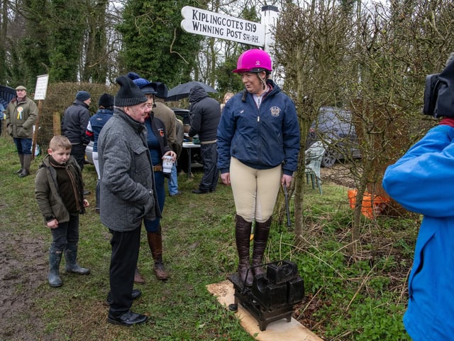 Taking in more than four miles of farm tracks, fields and grass verges, the race is said to be the oldest of its kind and, through weather, war and pandemics, there have been some challenges.Jockey Heather Sparks weighs in before the running of the The 505th Kiplingcotes Derby on the Yorkshire Wolds near Market Weighton, the oldest horse race the world, photographed by Tony Johnson for The Yorkshire Post. 21th March 2024