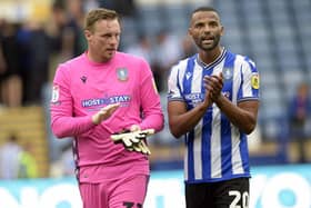 PLANNING AHEAD: Sheffield Wednesday goalkeeper David Stockdale (left) and defender Michael Ihiekwe, pictured following the game against Portsmouth. Picture: Steve Ellis