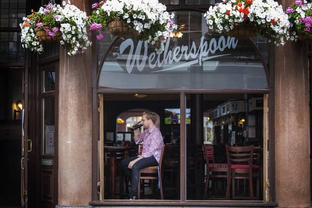 JD Wetherspoon has said soaring demand for Guinness from younger punters and recovering demand for ale helped the UK pub chain to higher sales over past three months. (Photo by Victoria Jones/PA Wire)