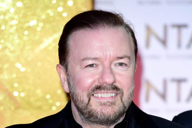 File photo dated 28/01/20 of Ricky Gervais
cc Ian West/PA