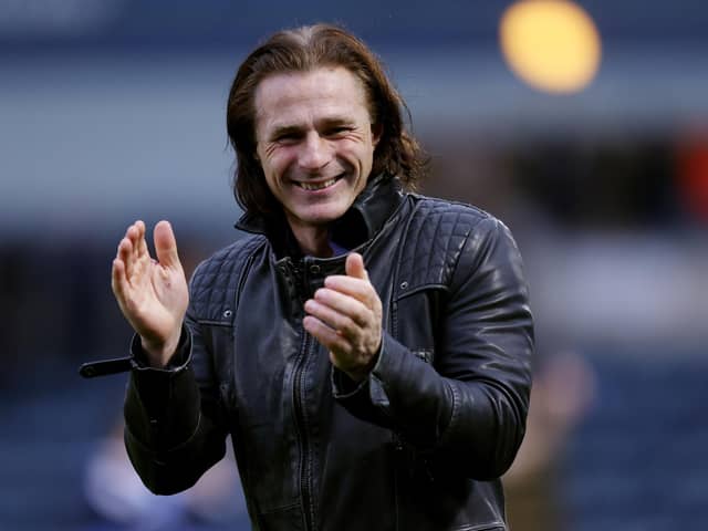 HIGH WYCOMBE, ENGLAND - DECEMBER 04: Gareth Ainsworth, Manager of Wycombe Wanderers celebrates following their sides victory after the Sky Bet League One between Wycombe Wanderers and Portsmouth at Adams Park on December 04, 2022 in High Wycombe, England. (Photo by Alex Morton/Getty Images)