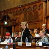 Chief executive of Sheffield City Council, Kate Josephs, apologises on behalf of the council for its actions during the street trees scandal. She was speaking during an extraordinary meeting of the council