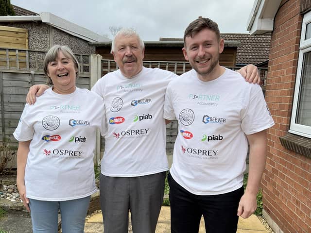 Danny Grainger is taking on an epic trek to raise funds for Lymphoma Action, a charity that has helped his family after his mum and grandad were diagnosed with cancer.