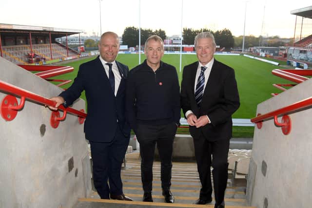 Paul Lakin, Neil Hudgell and Paul Sewell are the key figureheads at Crave Park. (Photo: Hull KR)