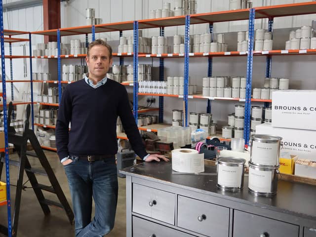 Michiel Brouns at the new, larger Brouns & Co site, Sherburn in Elmet.