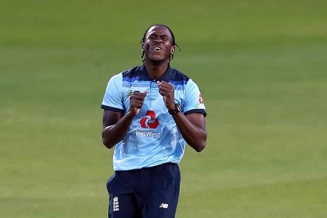 WELCOME RETURN: England's Jofra Archer is set to make his long-awaited England comeback against South Africa Picture: Martin Rickett/PA.