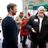 John Shepherd (middle) chats to guests at the recent industry tasting event to launch MYCO’s new range