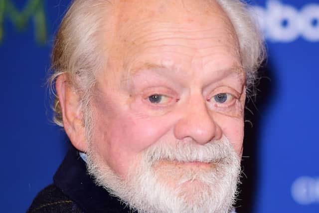 Sir David Jason who has revealed he collapsed this summer after suffering from Covid. (Pic: Ian West/PA Wire)