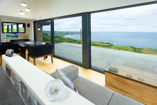 Enjoy the views from the sitting area in the open plan living kitchen