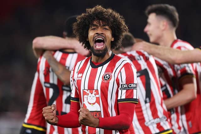 FIRST TIME AROUND: Hamza Choudhury celebrates Gustavo Hamer's goal against Coventry City in his first spell (Image: George Wood/Getty Images)