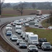 Traffic queueing on the A64 has been a problem for decades.