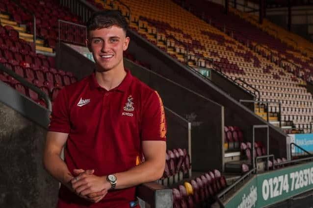 Bradford City striker Jake Young, who has joined League Two rivals Swindon Town on loan. Picture: PA