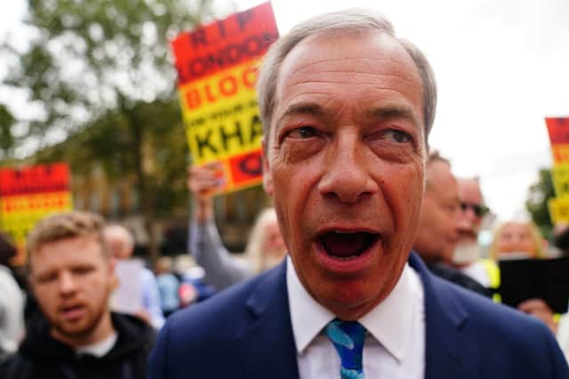 'The likely sight of Nigel Farage selling himself on I’m a Celebrity… Get Me Out of Here! will be an exercise in bear baiting.' PIC: Victoria Jones/PA Wire