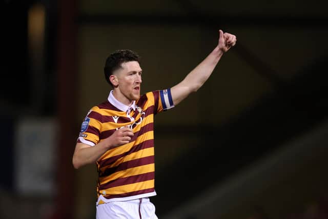 Bradford City's Richard Smallwood earned a place in the Yorkshire Team of the Week. Image: George Wood/Getty Images