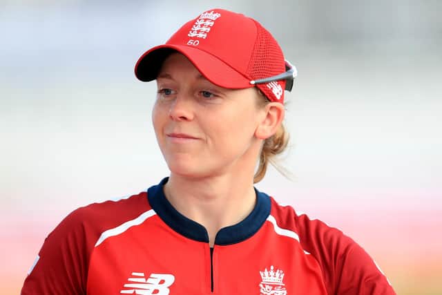 EXCITED: England's Heather Knight. Picture: Mike Egerton/PA