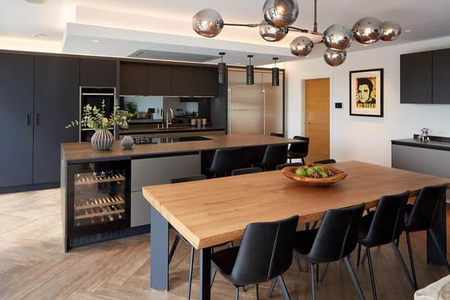 The kitchen and was designed and installed by Inspired Designs of Morley