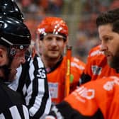 NO REST: Sheffield Steelers' head coach Aaron Fox is happy to have his team's Elite League title hopes back under their control again. 
Dean Woolley/Steelers Media/EIHL
