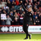 DELIGHT: Sheffield United manager Paul Heckingbottom celebrates reaching the FA Cup semi-finals
