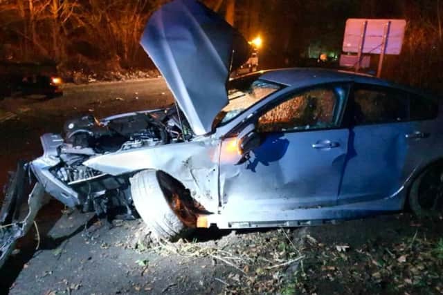 A drink and drug driver who abandoned his passenger after smashing into a tree has been sentenced to four months sobriety.