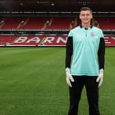 Barnsley goalkeeper Liam Roberts. Picture courtesy of Barnsley FC.