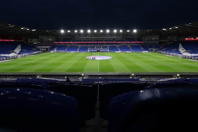 CARDIFF, WALES - OCTOBER 04: A general view of the inside of the stadium prior to kick off of the Sky Bet Championship between Cardiff City and Blackburn Rovers at Cardiff City Stadium on October 04, 2022 in Cardiff, Wales. (Photo by Ryan Hiscott/Getty Images)