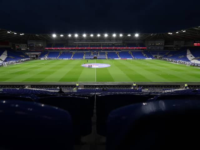 CARDIFF, WALES - OCTOBER 04: A general view of the inside of the stadium prior to kick off of the Sky Bet Championship between Cardiff City and Blackburn Rovers at Cardiff City Stadium on October 04, 2022 in Cardiff, Wales. (Photo by Ryan Hiscott/Getty Images)